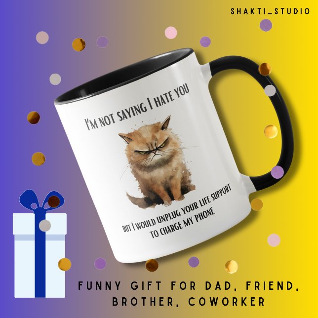 Funny joke gift for best friend birthday sarcasm mug (Creator Uploaded)
