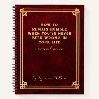 Funny Joke Humble Brag  Notebook