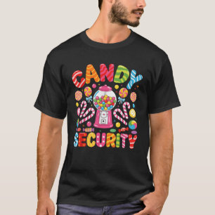 Funny Joke Security Christmas Candy Xmas Candy Can T-Shirt