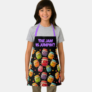 Funny Joyful Jumping Jars of Jubilant Jam Apron