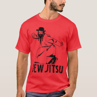 Funny Jude Jew Jitsu Rabbi Hora Dance Jiu Jitsu Kr T-Shirt