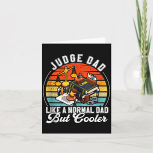Funny Judge Gift Judge Dad Judge Top Judge Gift Ta Card