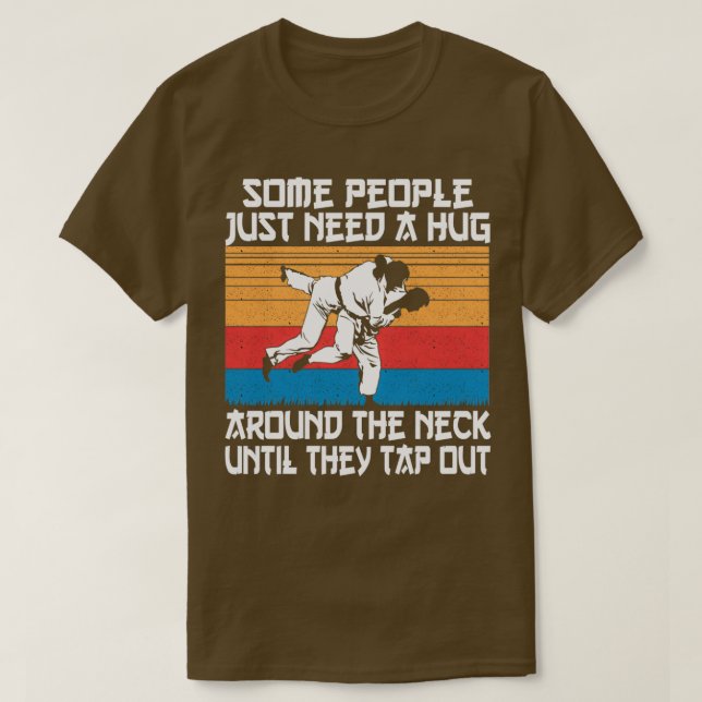 Funny Judo Jiu Jitsu Martial Arts Humor T-Shirt (Design Front)