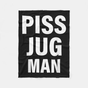 Funny Jug Man Apparel  Fleece Blanket