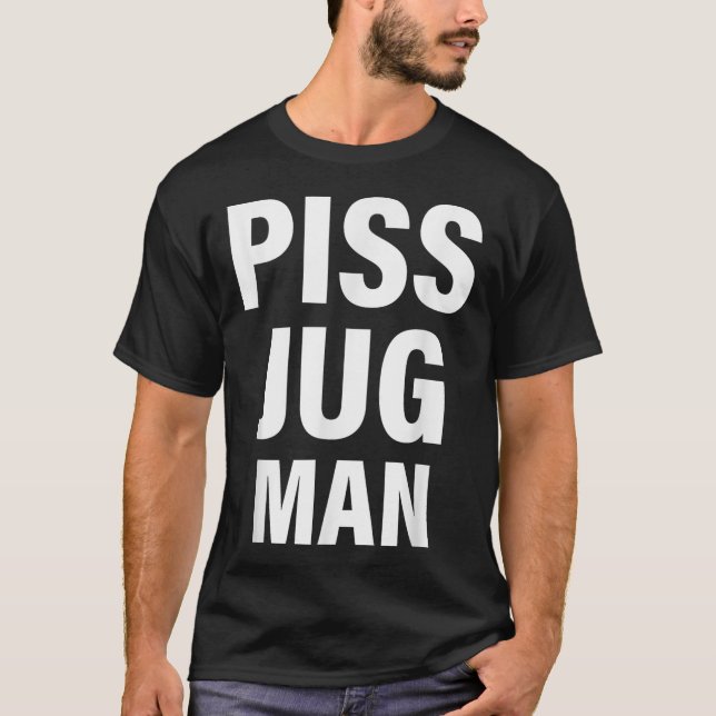 Funny Jug Man Apparel  T-Shirt (Front)