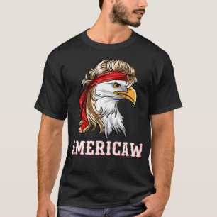 Funny July 4th American Flag USA Patriotic Eagle A T-Shirt