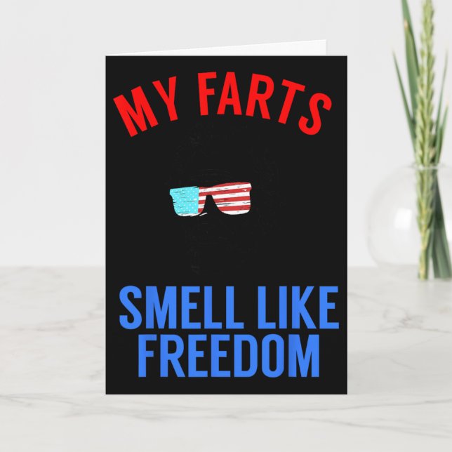 Funny July 4th Party - Funny Abe Lincoln Tee  Card (Front)