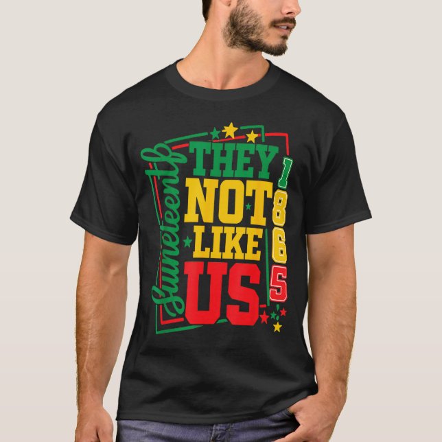 Funny juneteenth 1865 don't like retro juneteenth T-Shirt (Front)