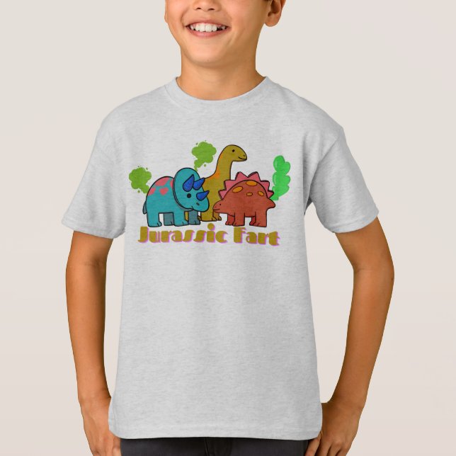 Funny Jurassic Fart T-Shirt (Front)