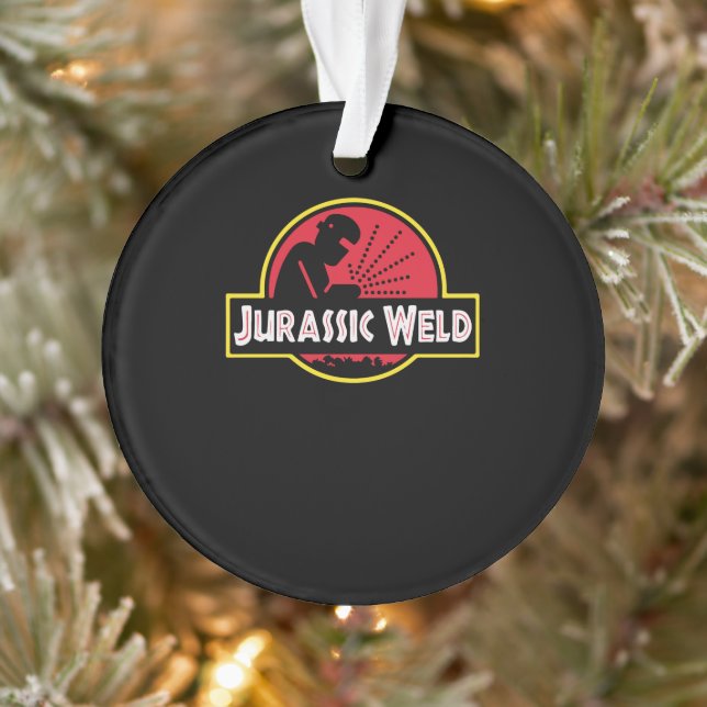 Funny Jurassic Weld Gifts Ornament (Tree)