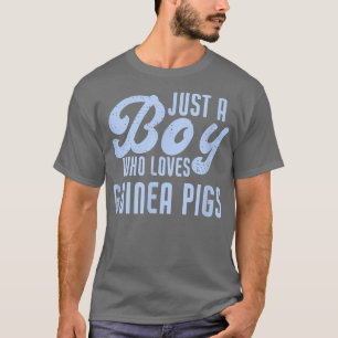 Funny Just A Boy Who Loves Guinea pigs T-Shirt