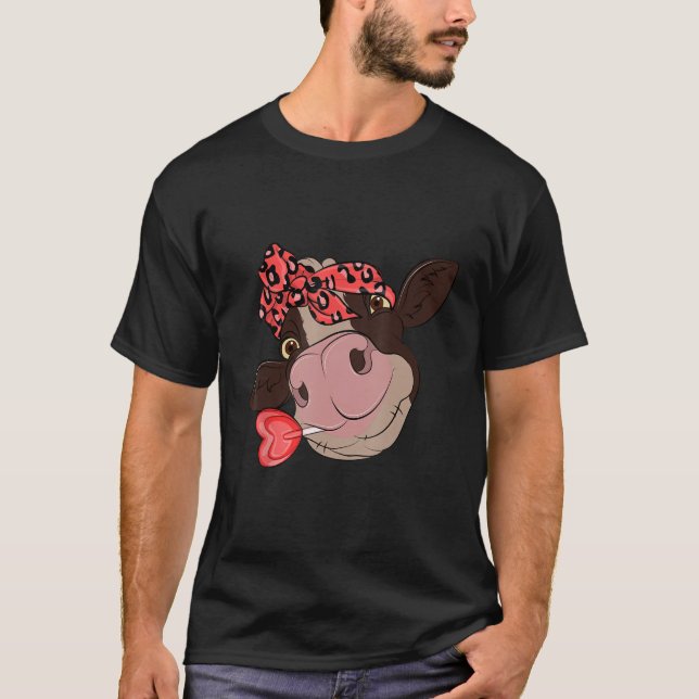Funny Just A Funny Cow T-Shirt (Front)