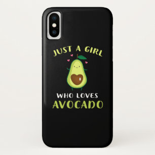 Funny Just A Girl Who Loves Avocado Case-Mate iPhone Case