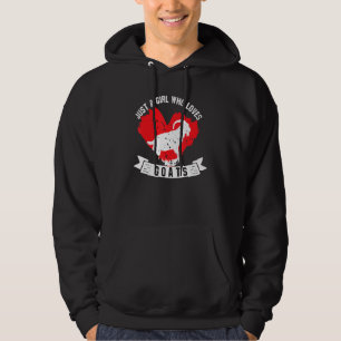 Funny Just A Girl Who Loves Goats, Farm Animal Lov Hoodie