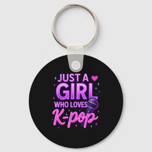 Funny Just A Girl Who Loves K-p Key Ring