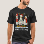 Funny Just A Merry Christmas Santa Snowman Reindee T-Shirt<br><div class="desc">Funny Just A Merry Christmas Santa Snowman Reindeer Goose</div>