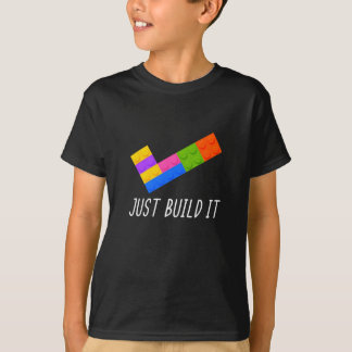Funny Just Built It Building Blocks Gift Men T-Shirt