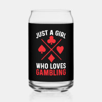 Funny just girl loves gambling Casino word art
