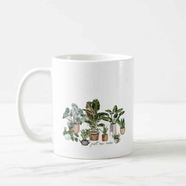 Funny Just One More Plant For Plant Lover  Coffee Mug (Left)