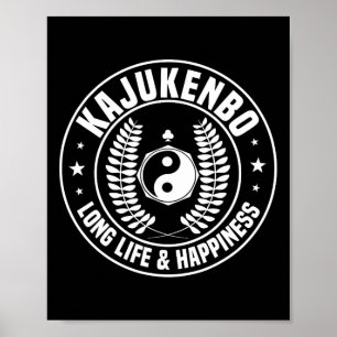 Funny Kajukenbo Design Karate Judo Kenpo Boxing Poster