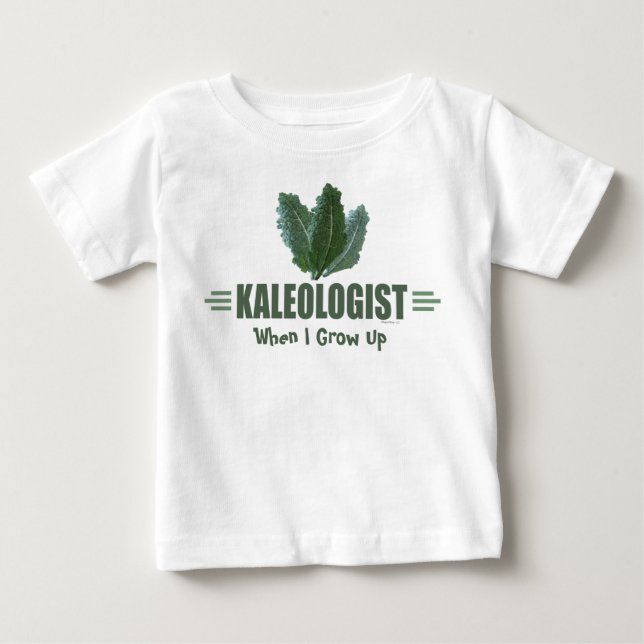 Funny Kale Baby T-Shirt (Front)
