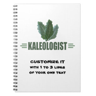 Funny Kale Spiral Notebook