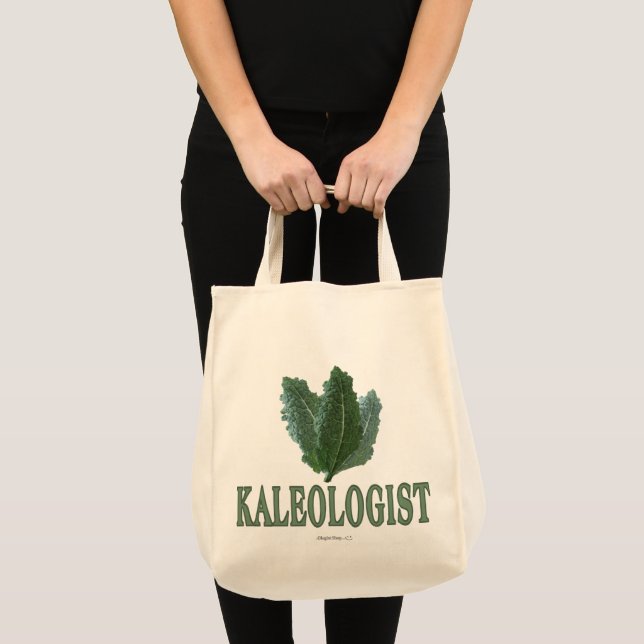 Funny Kale Tote Bag (Front (Product))