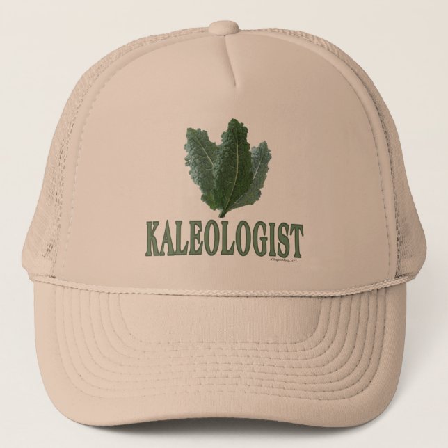 Funny Kale Trucker Hat (Front)