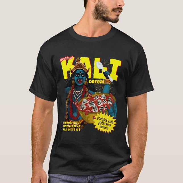 Funny Kali Goddess Hindu Mysticism Hinduism Novelt T-Shirt (Front)