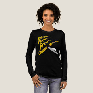 Funny Kalimba and UFO Tri-Blend Shirt