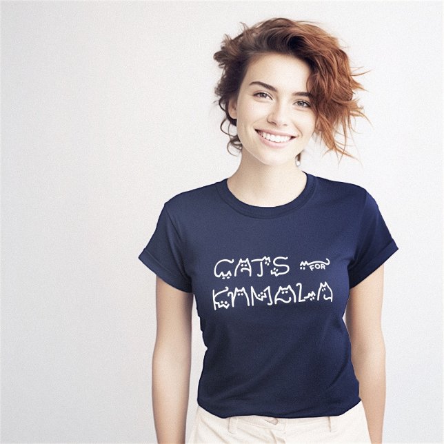 Funny Kamala Cat Typography Original T-Shirt (Funny Kamala Cat Typography Original T-Shirt)