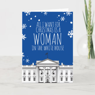 Funny Kamala Christmas: All I want for Christmas Card