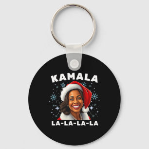 Funny Kamala Harris 2024 Christmas Comma La Men Wo Key Ring