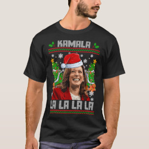 Funny Kamala Harris 2024 Christmas Comma La Men Wo T-Shirt