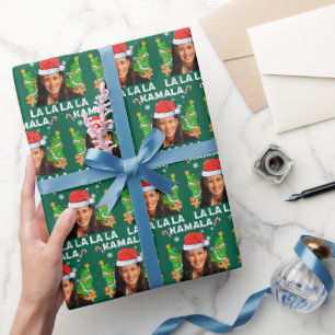 Funny Kamala Harris 2024 Christmas Ugly Gift Xmas Wrapping Paper