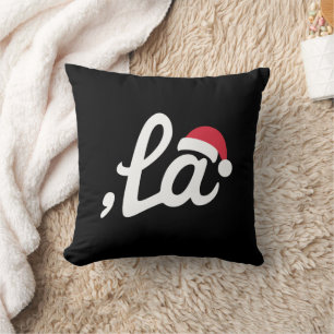 Funny Kamala Harris 2024 Comma La Christmas Cushion