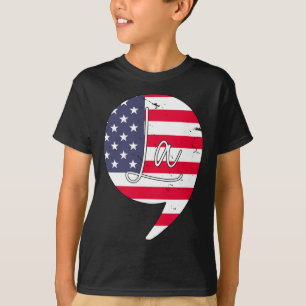 Funny Kamala Harris 2024 President Comma La Americ T-Shirt