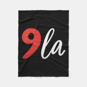 Funny Kamala Harris 2024 President Comma La Fleece Blanket