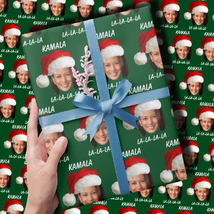 Funny Kamala Harris Christmas Wrapping Paper