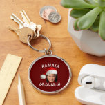 Funny Kamala Harris Face Santa Hat Christmas  Key Ring<br><div class="desc">Funny Kamala Harris Face Santa Hat Christmas</div>