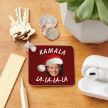 Funny Kamala Harris Face Santa Hat Christmas  Key Ring<br><div class="desc">Funny Kamala Harris Face Santa Hat Christmas</div>