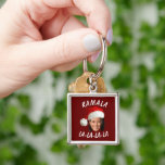 Funny Kamala Harris Face Santa Hat Christmas  Key Ring<br><div class="desc">Funny Kamala Harris Face Santa Hat Christmas</div>