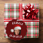 Funny Kamala Harris Face Santa Hat Christmas  Tree Decoration Card<br><div class="desc">Funny Kamala Harris Face Santa Hat Christmas</div>