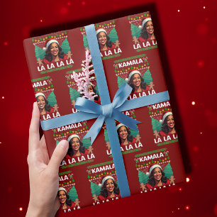 Funny Kamala Harris Political Ugly Gift Christmas Wrapping Paper