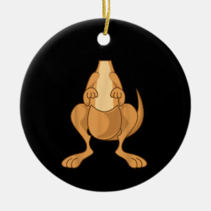 Funny Kangaroo Costume Funny Halloween Easy DIY Ceramic Tree Decoration