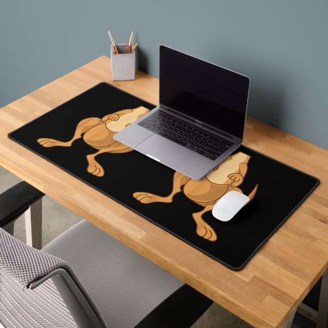 Funny Kangaroo Costume Funny Halloween Easy DIY Desk Mat (Office 2)