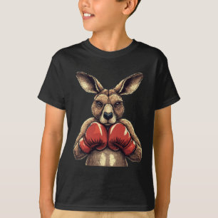Funny Kangaroo With Gloves For A Comedy Punch T-Shirt
