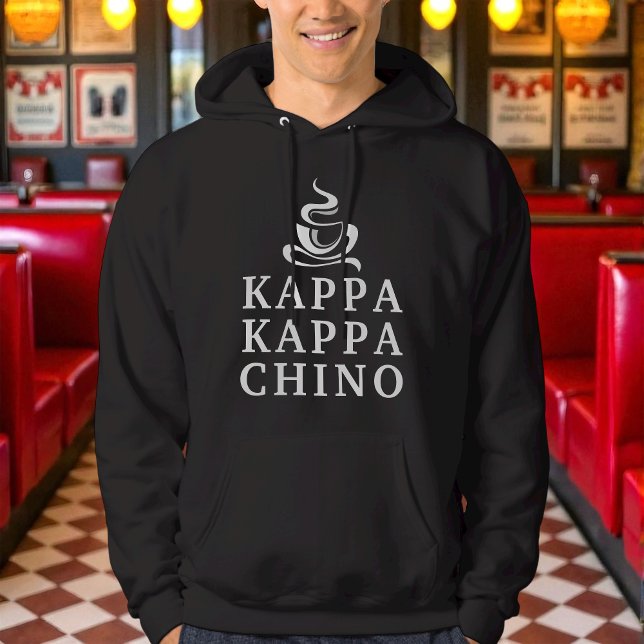 Funny Kappa Kappa Chino Greek Lifestyle Black Hoodie (Creator Uploaded)