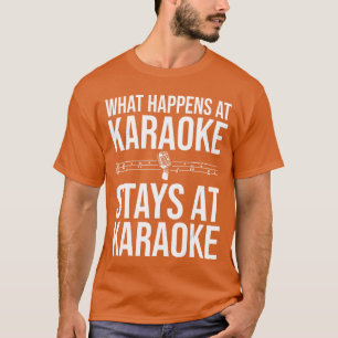 Funny Karaoke Designs for Men Women Singers Music  T-Shirt