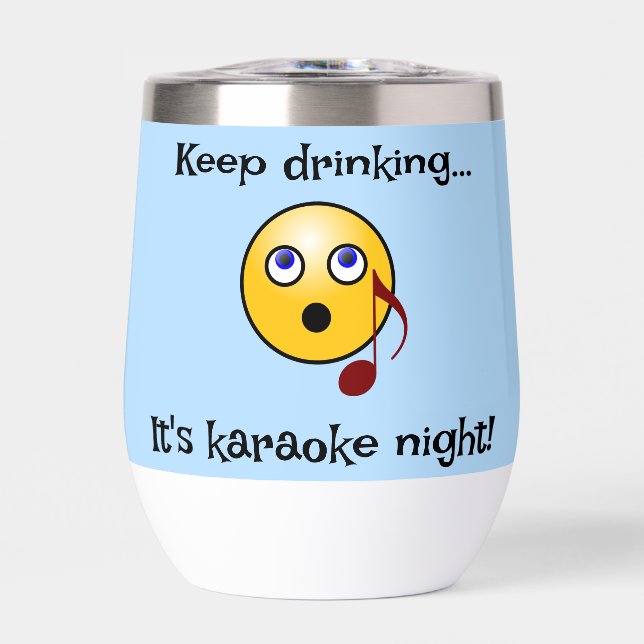 Funny Karaoke Drinking Bottle (Front)